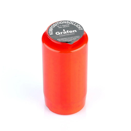 GRAFEN-Kompoöllicht Nr. 73, Rot, 30% Ölgehalt, Brenndauer 6 Tage, 136/68mm, 20 St.