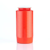 GRAFEN-Kompoöllicht, 30% Ölgehalt, Rot, Nr. 73, Brenndauer ca. 6 Tage, 136/68mm, Karton mit 20 Stück - luterne.shop