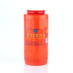 AETERNA-Öllicht, 100% reines Pflanzenöl, Rot, Nr. 7, Brenndauer 7 Tage, 151/68 mm, Karton mit 20 Stück