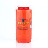 AETERNA-Öllicht, 100% reines Pflanzenöl, Rot, Nr. 7, Brenndauer 7 Tage, 151/68 mm, Karton mit 20 Stück - luterne.shop