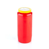 GRAFEN-Premiumöllicht, 100% reines Pflanzenöl, Rot, Nr. 607, Brenndauer ca. 6 Tage, 151/68 mm, Karton mit 20 Stück - luterne.shop