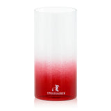 Grablampenschutzglas für große Grabkerzen, hitzebeständig, 150/75 mm, mit rotem Farbverlauf - luterne.shop