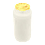 MONULUX-Glasöllicht Weiß, 100% Pflanzenöl, Brenndauer 120h, 140/65 mm, 20 St.