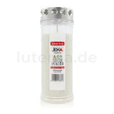 JEKA-Motivkerze "Lilie", 100% Pflanzenöl, 75/215 mm, Brenndauer bis zu 7 Tage, Lieferumfang 3 Stück, Grabkerzen - luterne.shop