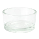 Glas für Teelichter ohne Aluminiumhülle, klar, KERZENFARM HAHN, H25 x Ø45 mm - luterne.shop