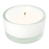 Glas für Teelichter ohne Aluminiumhülle, klar, KERZENFARM HAHN, H25 x Ø45 mm - luterne.shop