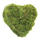 Pflanzherz aus Rattan und Moos, 17xh6 cm, naturfarbene Optik, Grabschmuck, Grabdekoration - luterne.shop